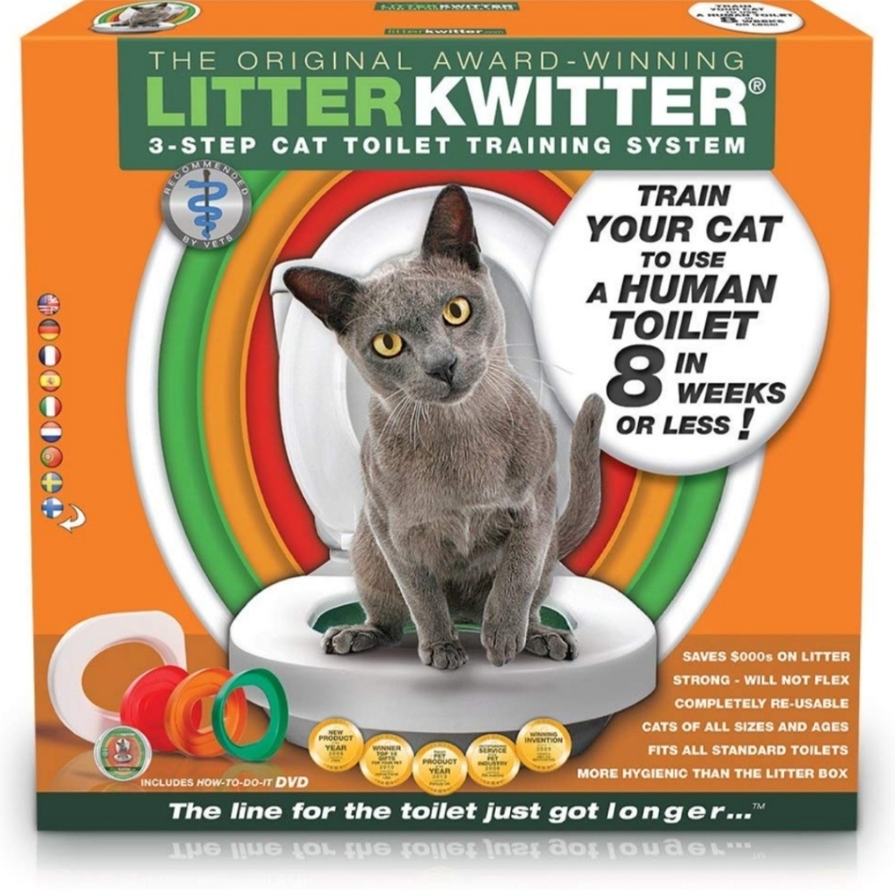 Litter Kwitter-Cat Toilet Trainer 😻